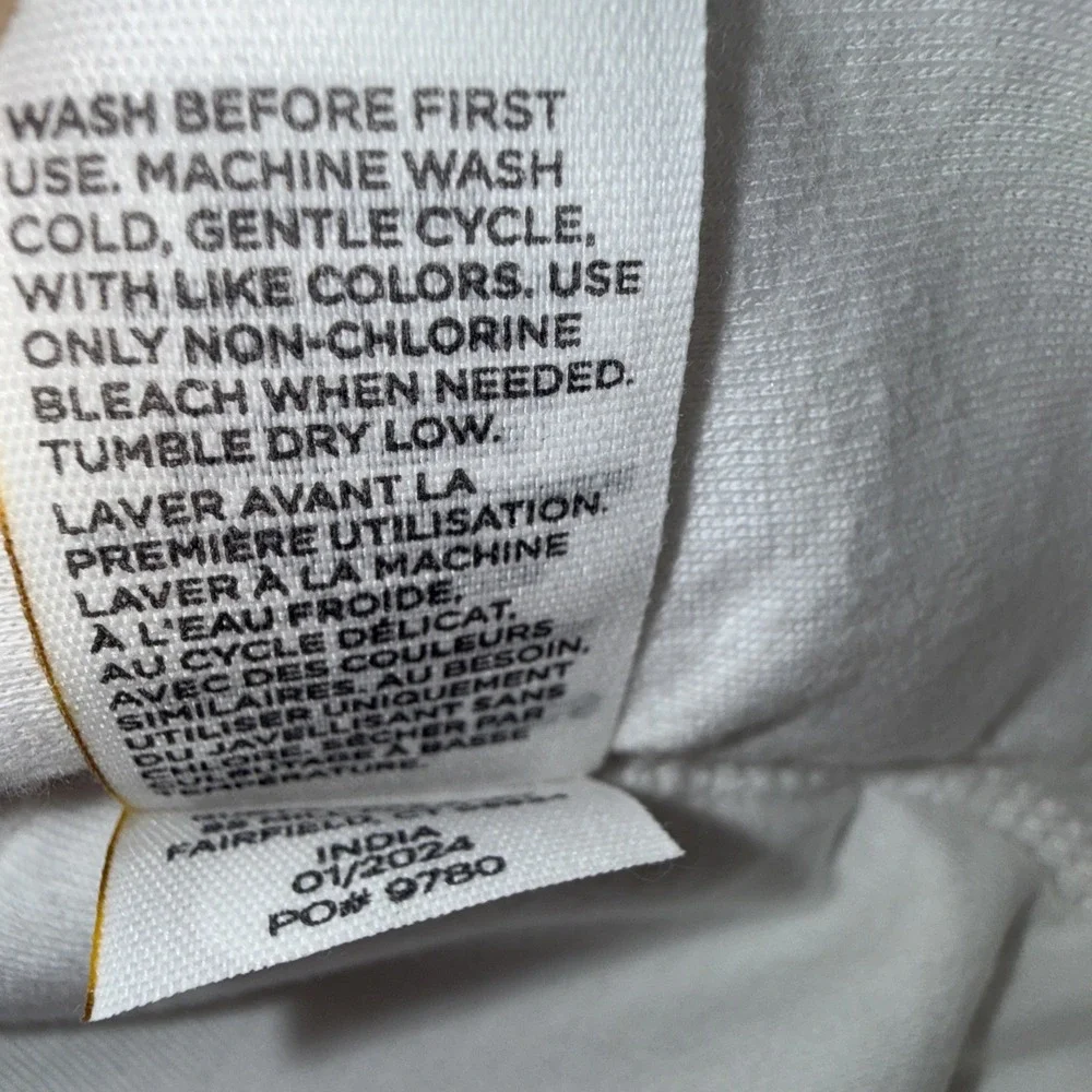 Burt's Bees Baby Beekeeper Wearable Blanket  L White‎ W/ Pink Elephant NWOT